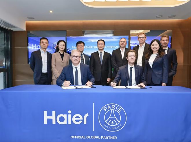 浦、巴黎圣日尔曼全球合作伙伴凯发平台：海尔公司成为利物(图2)